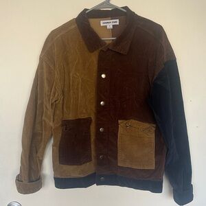 Cowboy Stars Corduroy Patchwork Shirt